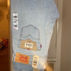 Levi Men Jeans Original Straight 38 w 34 l